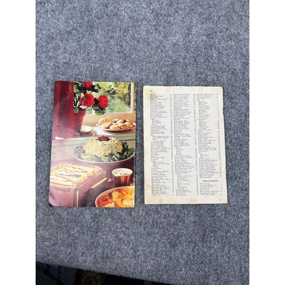 Vintage Cookbooks Lot of 8 Retro Recipes Comfort Foods Casserole Lunchbox Salads